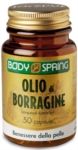 Body Spring Integratore Alimentare Olio di Borragine 50 Capsule
