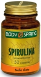 Body Spring Integratore Alimentare Spirulina 50 Capsule