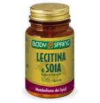 Body Spring Linea Colesterolo Lecitina di Soia Integratore Alimentare 100Capsule