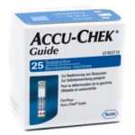 Accu Chek Linea Controllo Glicemia Guide 25 Strisce Rilevatrici Plasma