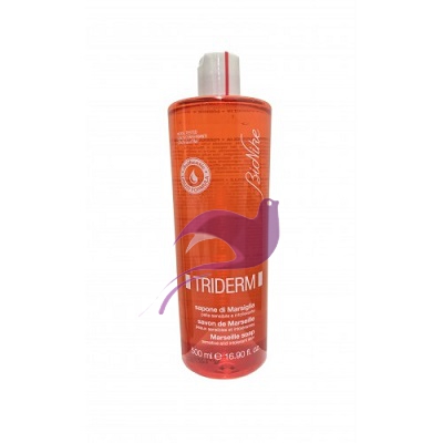 BioNike Triderm Linea Detergenza Quotidiana Sapone Liquido di Marsiglia 500 ml