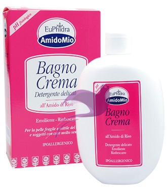 EuPhidra Linea AmidoMio Bagno Crema Detergente Delicato Pelli Sensibili 400 ml