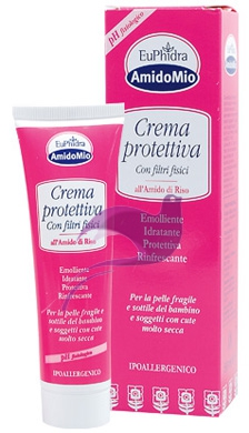 EuPhidra Linea AmidoMio Crema Protettiva all'Amido di Riso Pelli Sensibili 50 ml