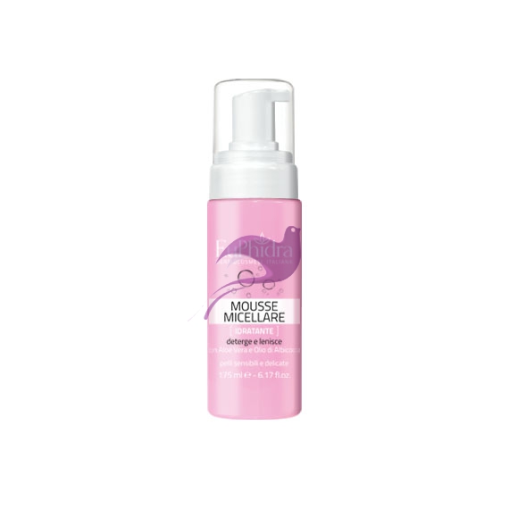 EuPhidra Linea Detersione Viso Mousse Micellare Idratante Lenitiva 175 ml