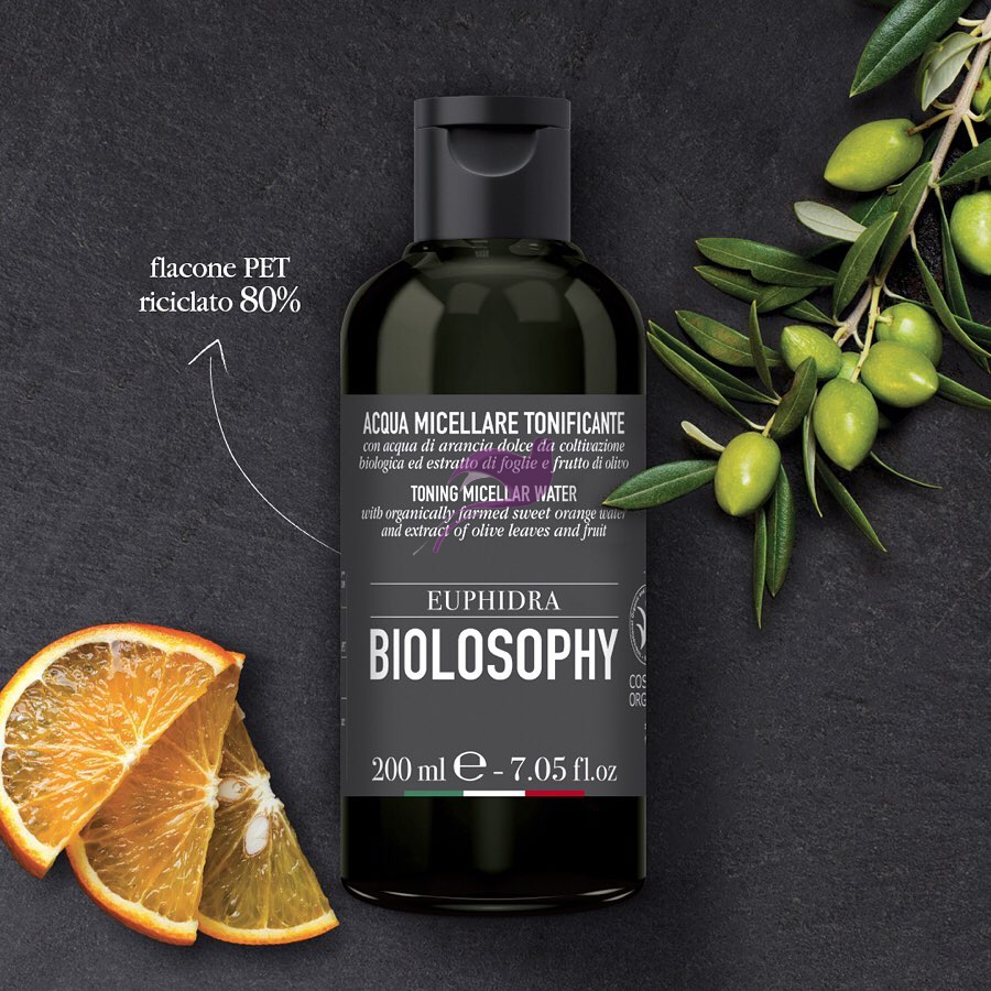 Euphidra Biolosophy Linea BIO Acqua Micellare Tonificante 200ml