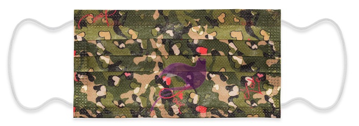 Mascherine Chirurgiche Certificate MyMask Pro I Cuori militari 10 pezzi