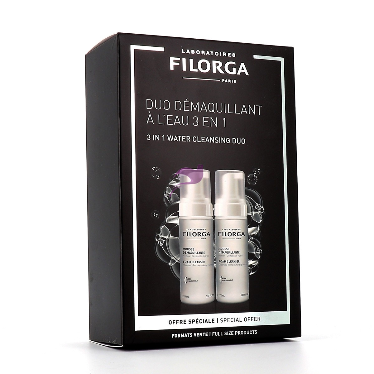 Filorga Cofanetto Mousse 3in1 Strucca Deterge e Ossigena la Pelle 2x150ml