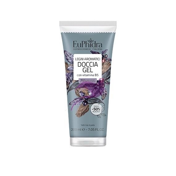 Euphidra Doccia Gel Legni Aromatici con Vitamina B5 200 ml