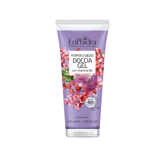 Euphidra Doccia Gel Fiori Di Ciliegio con Vitamina B5 200 ml