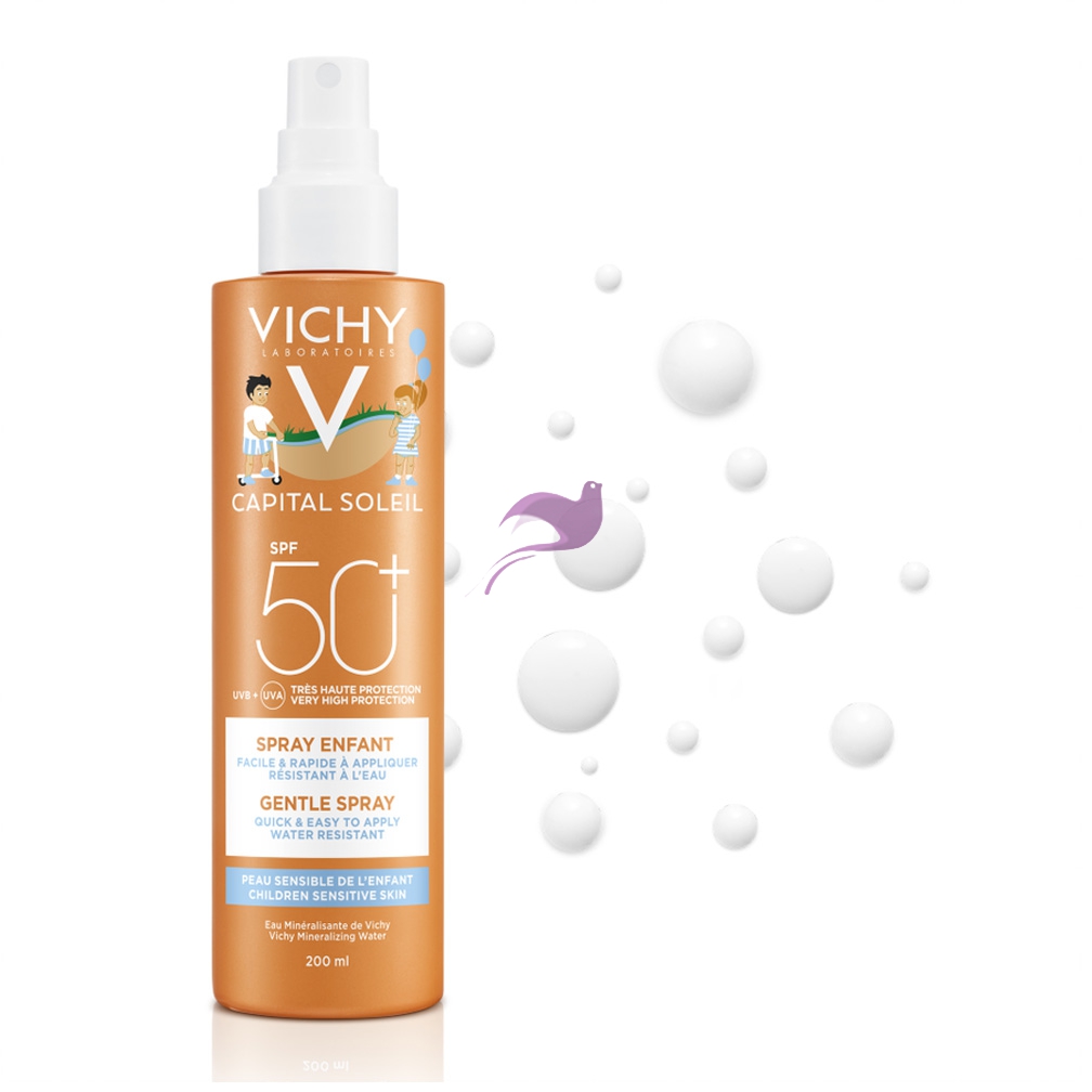 Vichy Linea Capital Soleil SPF50+ Spray Solare Protezione Dolce Bambini 200 ml