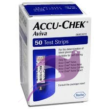 Accu-Chek Linea Controllo Glicemia Aviva 50 Strisce Rilevatrici