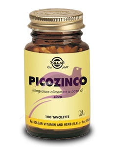 Solgar Picozinco Integratore 100 Tavolette