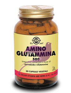 Solgar Amino Glutammina Integratore 50 Capsule