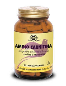 Solgar Amino Carnitina Integratore 30 Capsule