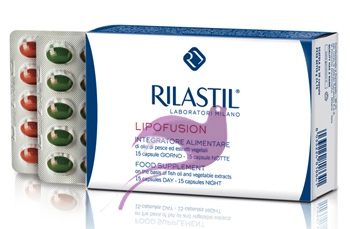 Rilastil Linea Integratori Lipofusion Integratore Alimentare Giorno/Notte 30 Cps
