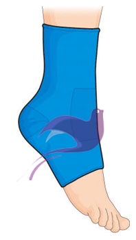 Gibaud Sport Cavigliera Calzino Blu Taglia 1