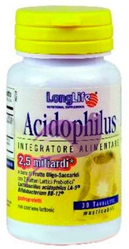 LongLife Acidophilus 30 Tavolette Masticabili
