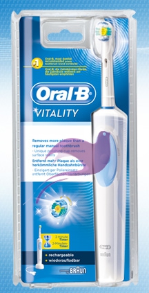 OralB Spazzolino da denti Ricaricabile Vitality Pro White D12013W