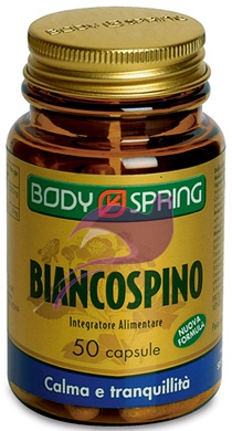 Body Spring Integratore Alimentare Biancospino 50 Capsule