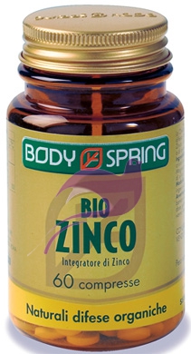 Body Spring Integratore Alimentare Bio Zinco 60 Compresse