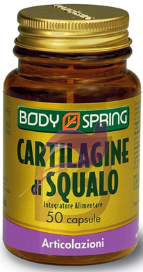 Body Spring Integratore Alimentare Cartilagine di Squalo 50 Capsule