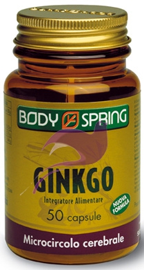 Body Spring Integratore Alimentare Ginkgo 50 Capsule