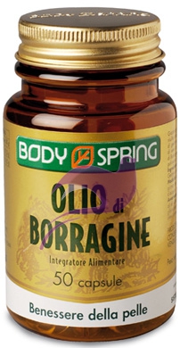 Body Spring Integratore Alimentare Olio di Borragine 50 Capsule