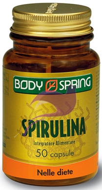 Body Spring Integratore Alimentare Spirulina 50 Capsule