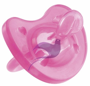 Chicco Gommotto Physio Soft Silicone Rosa 0+