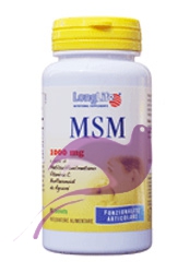 LongLife Integratori Alimentari MSM 1000 mg 60 Tavolette