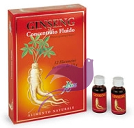 Aboca Naturaterapia Linea Tono ed Energia Ginseng Concentrato Fluido 12 Flaconc