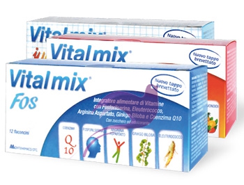 Vital mix Fos Energia per l'Organismo Tonico-Stimolante Vitamina B 12 Flaconcini