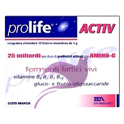 Prolife Active Integratore Alimentare di Fermenti Lattici 10 Bustine