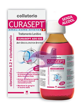 Curaden Curasept ADS Clorexidina 0,20% Clorobutanolo Colluttorio Lenitivo 200 ml