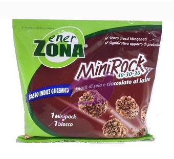 EnerZona Linea Alimentazione Dieta a ZONA Minirock Cioccolato al Latte 40-30-30