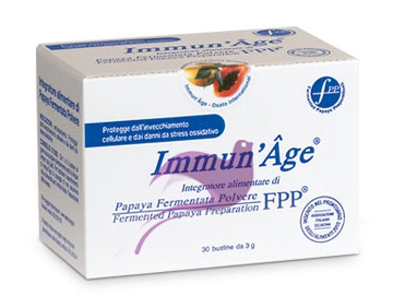 ImmunAge Linea Intergatori Rigeneranti Papaya Liofilizzata 30 Buste Orosolubili