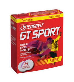 Enervit Sport Linea Energia GT Sport Integratore 24 Tavolette Energizzanti Limon