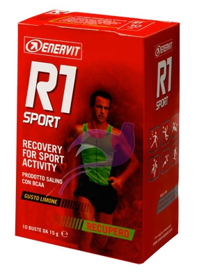 Enervit Sport Linea Recupero R1 Sport Prodotto Salino 10 Bustine Gusto Limone