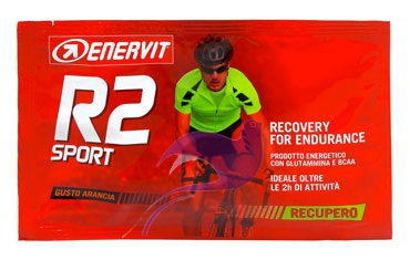 Enervit Sport Linea Energia R2 Sport Prodotto Energetico 20 Buste Gusto Arancia