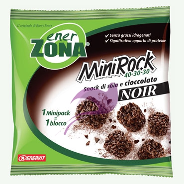 EnerZona Linea Alimentazione Dieta a ZONA Minirock Cioccolato Fondente 40-30-30
