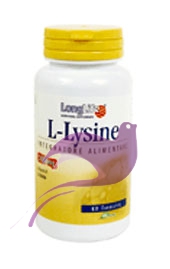 Long Life Linea Benessere dell'Organismo Integratore L-Lysine 60 Tavolette