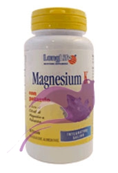 Long Life Linea Benessere dell'Organismo Integratore Magnesium K 60 Capsule