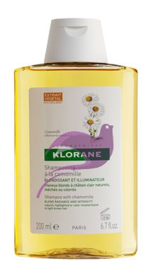 Klorane Capelli Linea Camomilla Illuminante Districante Shampoo 200 ml