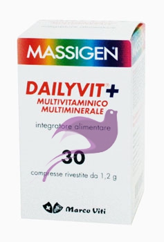 Massigen Linea Benessere ed Equilibrio Dailyvit+ Integratore 30 Compresse
