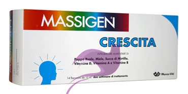 Massigen Linea Benessere ed Equilibrio Crescita Integratore 14 Flaconcini 10 ml