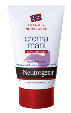 Neutrogena Linea Mani Crema Concentrata Nutriente Senza Profumo 75 ml
