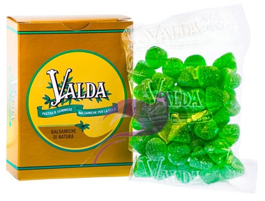 Valda Linea Classica Pastiglie Gommose Balsamiche Emollienti con Zucchero 50 g