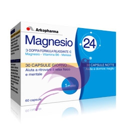 Arkocapsule Linea Minerali Magnesio 24 Integratore Alimentare 60 Capsule