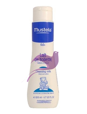 Mustela Linea Beb Latte di Toilette Detergente Delicato Viso Corpo 300 ml