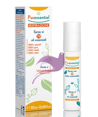 Puressentiel Linea Aromaterapia Respirazione Spray ai 19 Oli Essenziali 20 ml